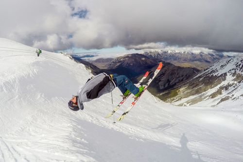 Alex Adams on the Line Sir Francis Bacon, Craigieburn Valley Ski Area, NZ