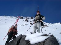 Лыжники-горновосходители Дима и Ваня