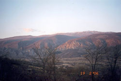 Розовые горы недалеко от сербско-болгарской границы