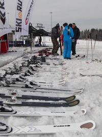 Тесты горных лыж 2010-2011 в Шуколово (клубе Леонида Тягачева)