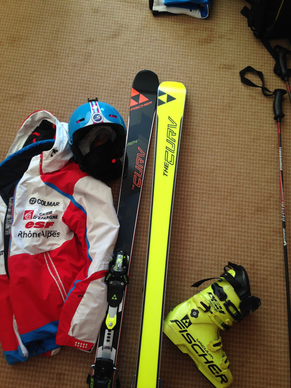 поехали с командой Фишер на тесты лыж в Хайлигенблунд