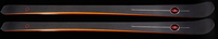 AK Skis Orange.