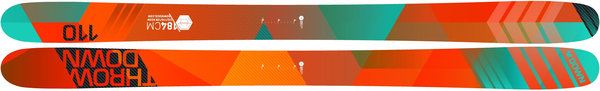 Down Skis Throwdown 110