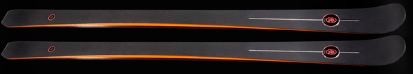 AK Skis Orange.