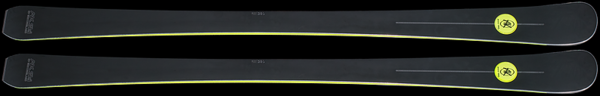 AK Skis Yellow.