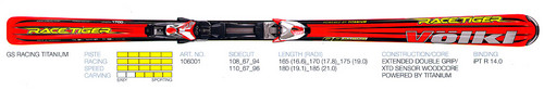 Volkl Racetiger GS Racing Titanium