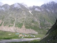 Вид на лагерь