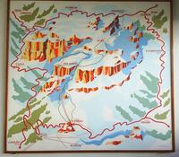 Карта лыжных маршрутов с Сасс Пордои