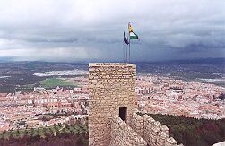 Вид на Гранаду с башни крепости